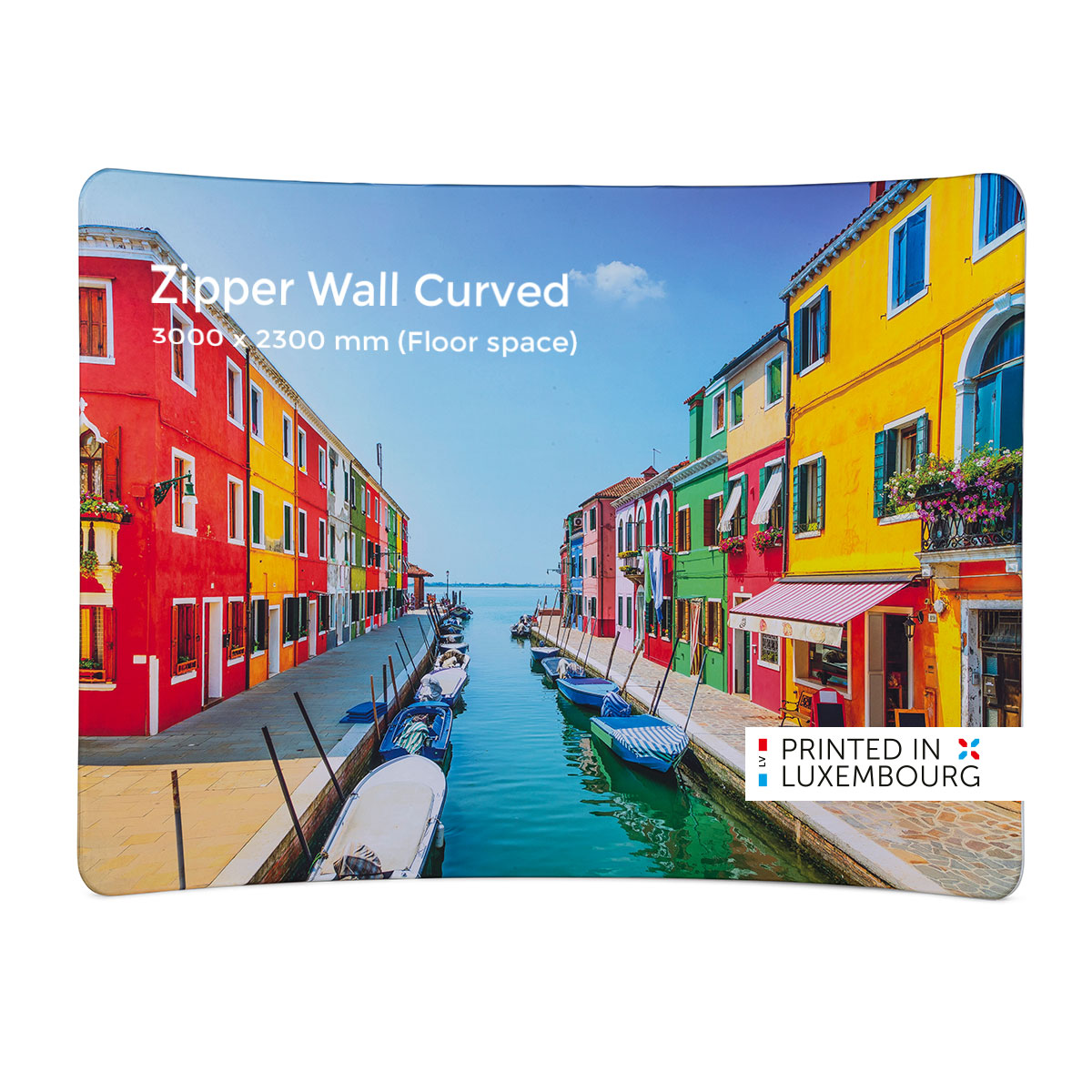 Zipper-Wall Curved 3x2.5m